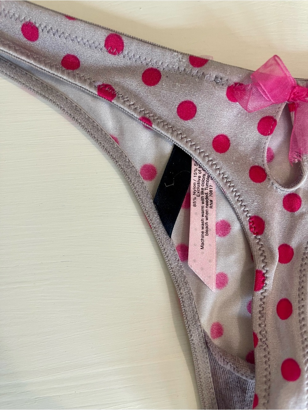 VS Polka Dot Bikini Panty - Sexy Little Things Collection XS - Picture 6 of 8